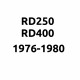 Yamaha RD400 & Yamaha RD250DX (1A2, 1A3) 1975-80