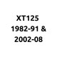 Yamaha XT125 1982-91 & 2002-08