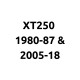 Yamaha XT250 1980-87 & 2005-18
