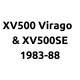 Yamaha XV500 & XV500SE Virago 1983-88